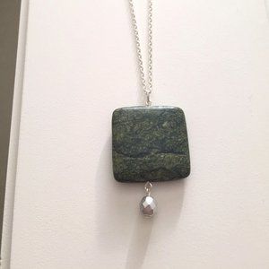 2 for $28/ Green Stone Necklace